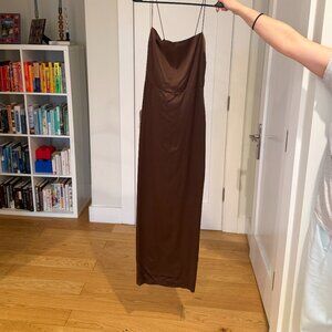 Reformation Brown Maxi Dress